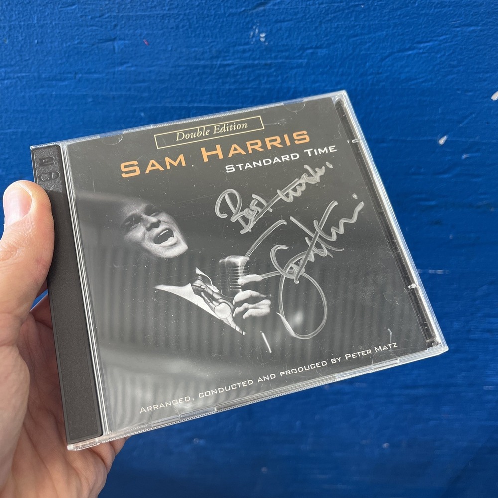 Sam Harris Standard Time Double Edition CD - Autographed SIGNED!